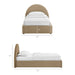 Modway Resort Arched Performance Velvet Storage Platform Bed Frame in Twin - dimensions and specifications 154