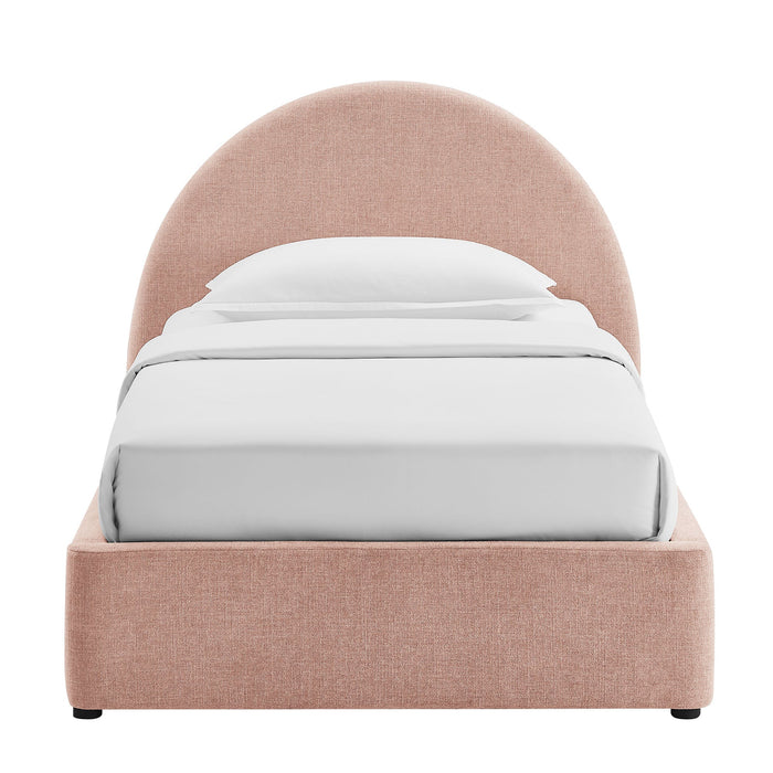 Modway Resort Upholstered Fabric Storage Platform Bed Frame in Twin - lifestyle view
