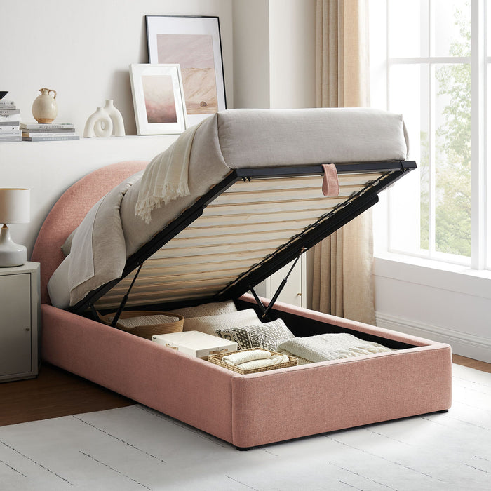 Modway Resort Upholstered Fabric Storage Platform Bed Frame in Twin - lifestyle view 162