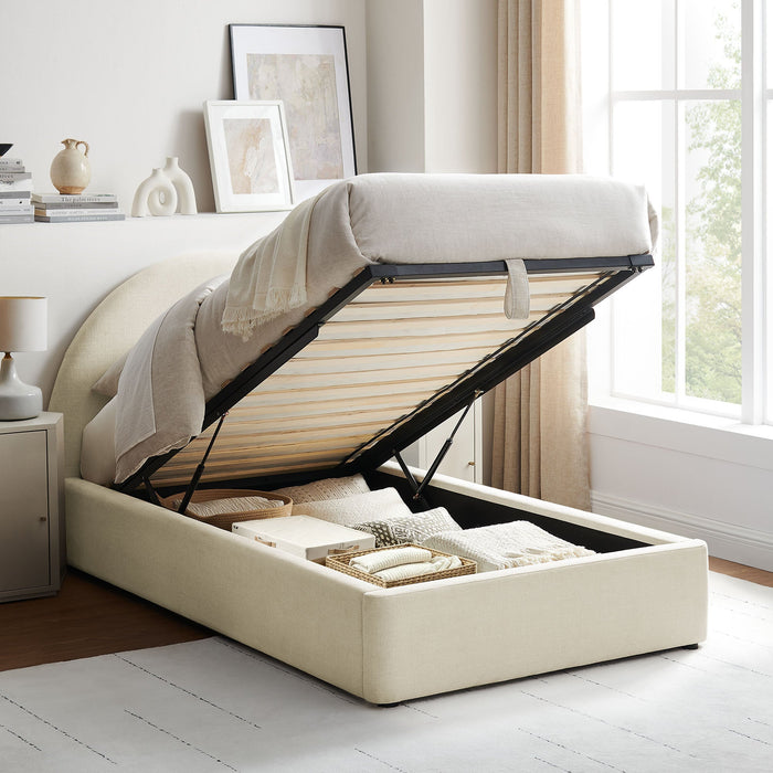 Modway Resort Upholstered Fabric Storage Platform Bed Frame in Twin - lifestyle view 165