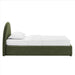 Modway Resort Upholstered Fabric Storage Platform Bed Frame in Twin - side view 46