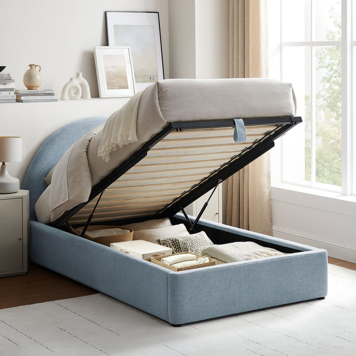 Modway Resort Upholstered Fabric Storage Platform Bed Frame in Twin - lifestyle view 168