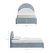 Modway Resort Upholstered Fabric Storage Platform Bed Frame in Twin - dimensions and specifications 196