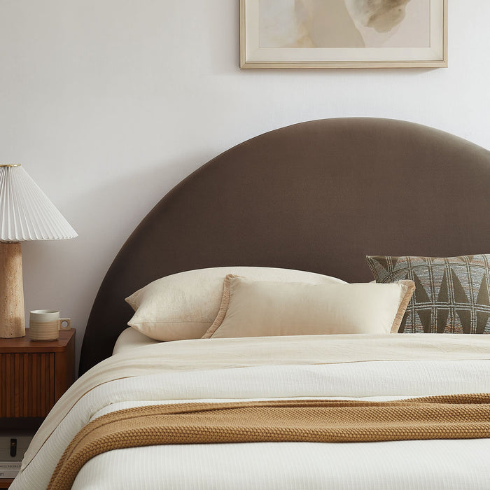 Modway Resort Arched Performance Velvet Storage Platform Bed Frame in Full - lifestyle view 99