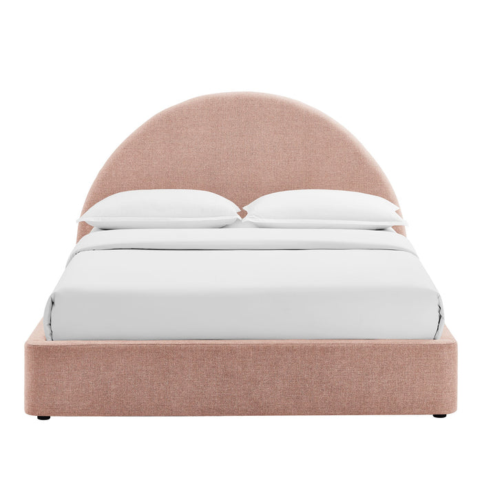 Modway Resort Upholstered Fabric Storage Platform Bed Frame in Full - lifestyle view