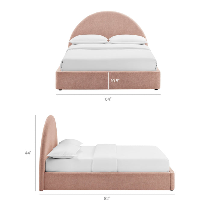 Modway Resort Upholstered Fabric Storage Platform Bed Frame in Full - dimensions and specifications 186