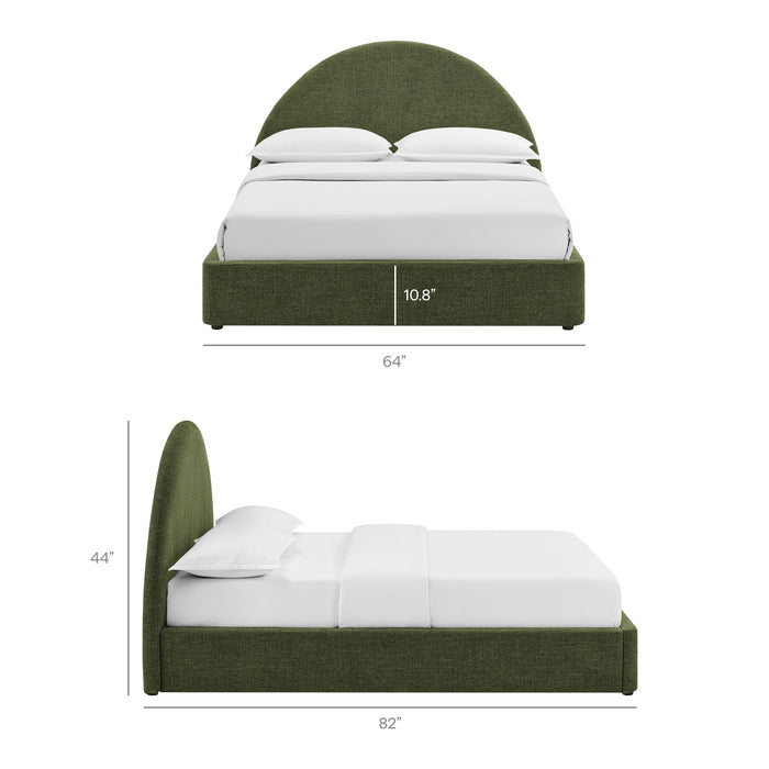 Modway Resort Upholstered Fabric Storage Platform Bed Frame in Full - dimensions and specifications 200
