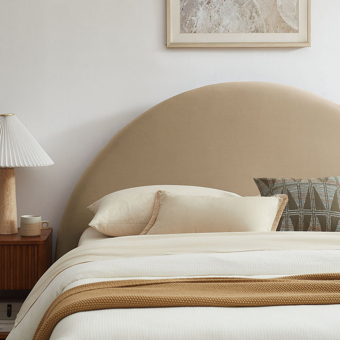Modway Resort Arched Performance Velvet Storage Platform Bed Frame in Queen - lifestyle view 109