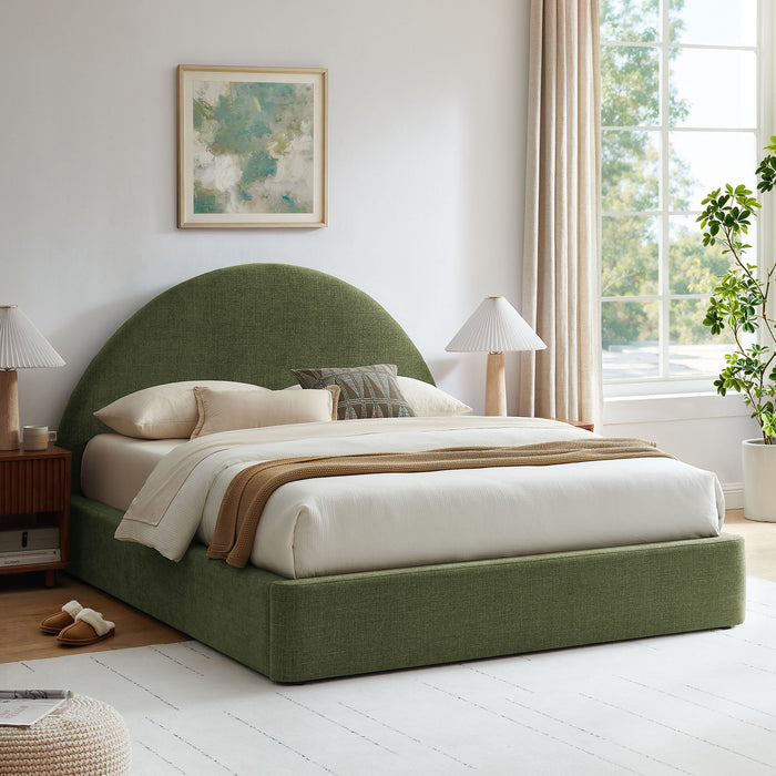 Modway Resort Upholstered Fabric Storage Platform Bed Frame in Queen - lifestyle view 154