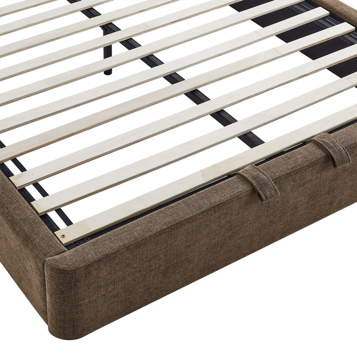 Modway Resort Upholstered Fabric Storage Platform Bed Frame in Queen - lifestyle view 115