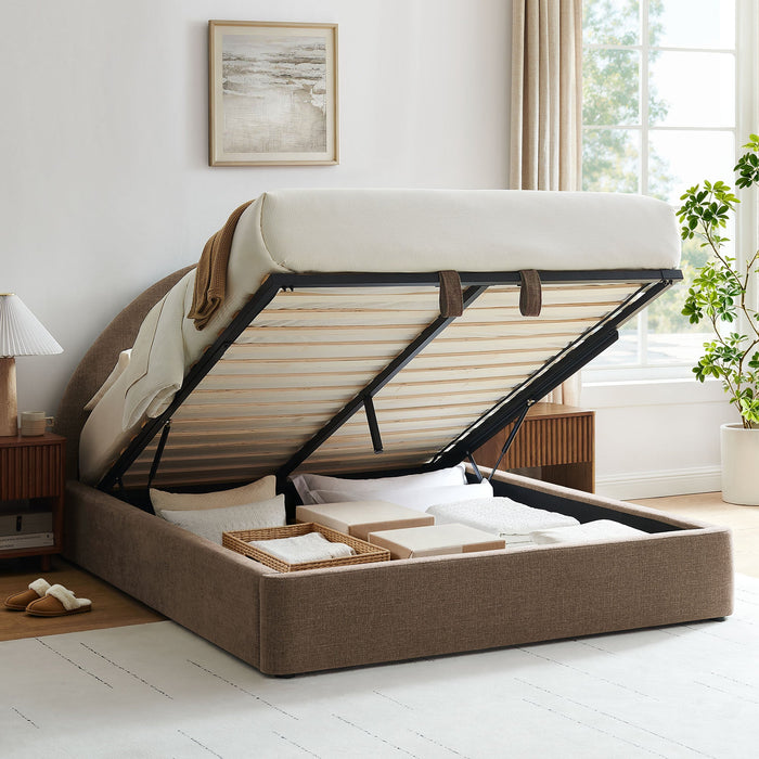 Modway Resort Upholstered Fabric Storage Platform Bed Frame in Queen - lifestyle view 175