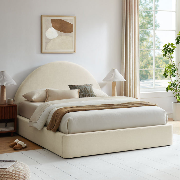 Modway Resort Upholstered Fabric Storage Platform Bed Frame in King - lifestyle view 160