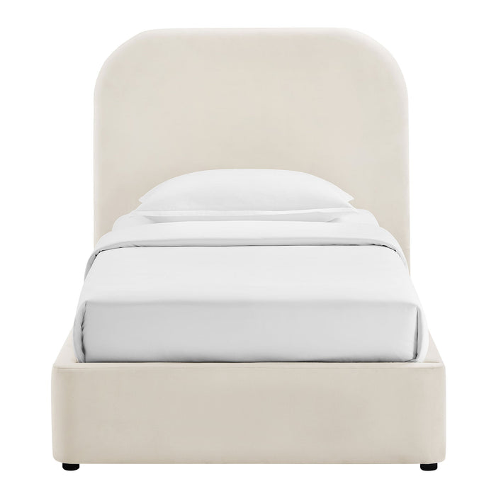 Modway Keynote Performance Velvet Storage Platform Bed Frame in Twin - lifestyle view 85