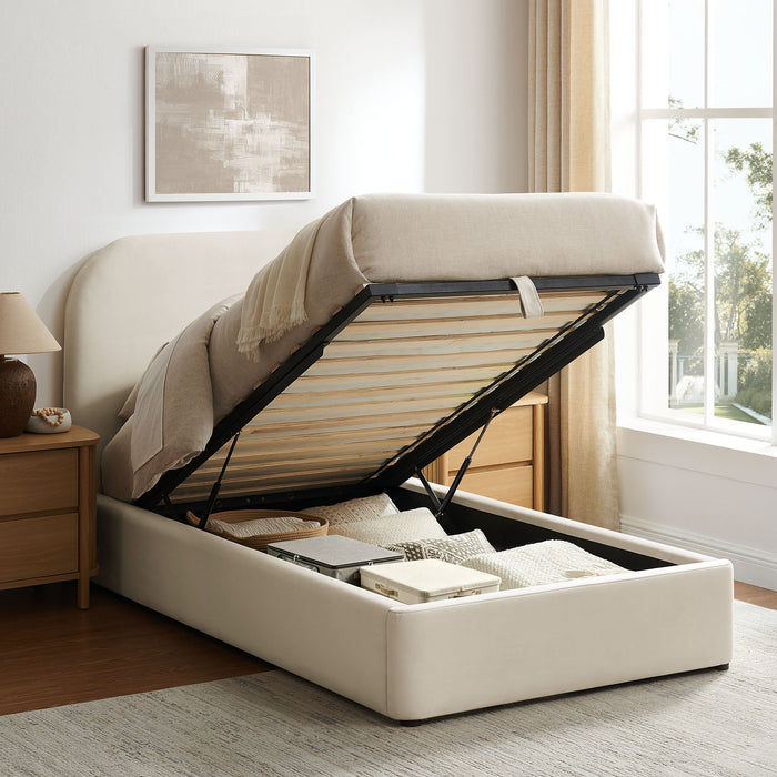 Modway Keynote Performance Velvet Storage Platform Bed Frame in Twin - lifestyle view 165