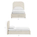 Modway Keynote Performance Velvet Storage Platform Bed Frame in Twin - dimensions and specifications 190