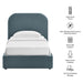 Modway Keynote Performance Velvet Storage Platform Bed Frame in Twin - dimensions and specifications 195