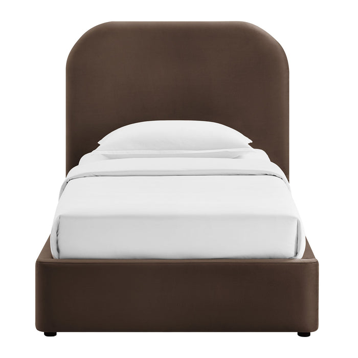 Modway Keynote Performance Velvet Storage Platform Bed Frame in Twin - lifestyle view 86