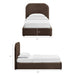 Modway Keynote Performance Velvet Storage Platform Bed Frame in Twin - dimensions and specifications 192