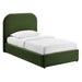 Modway Keynote Performance Velvet Storage Platform Bed Frame in Twin - front view 7