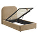 Modway Keynote Performance Velvet Storage Platform Bed Frame in Twin - angled view