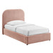 Modway Keynote Fabric Upholstered Storage Platform Bed Frame in Twin - front view 8