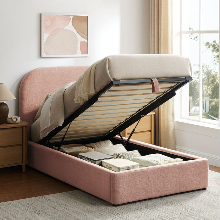 Modway Keynote Fabric Upholstered Storage Platform Bed Frame in Twin - lifestyle view 168