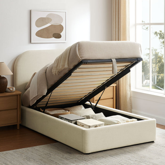 Modway Keynote Fabric Upholstered Storage Platform Bed Frame in Twin - lifestyle view 165
