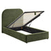 Modway Keynote Fabric Upholstered Storage Platform Bed Frame in Twin - angled view