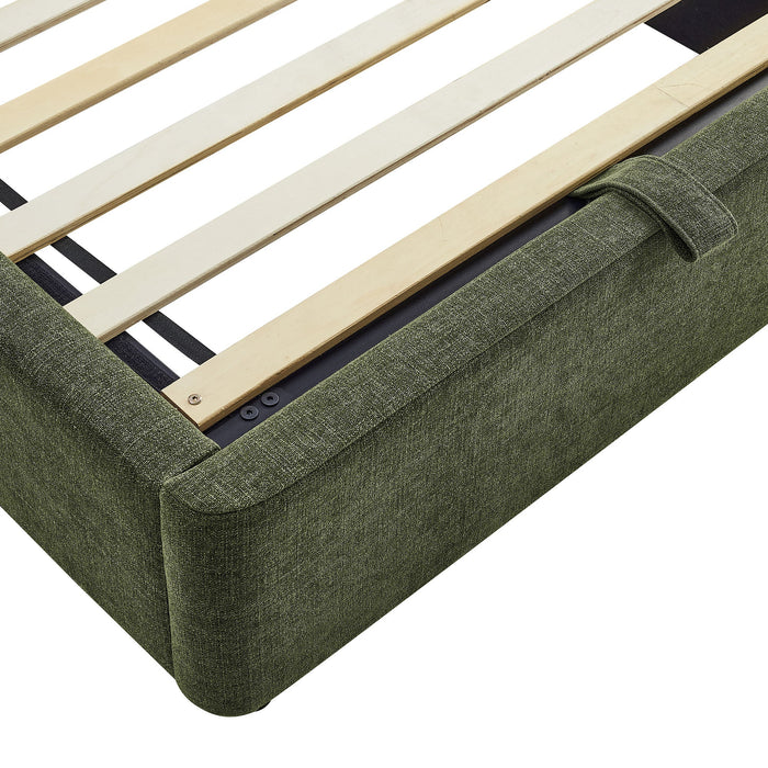 Modway Keynote Fabric Upholstered Storage Platform Bed Frame in Twin - lifestyle view 102