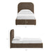 Modway Keynote Fabric Upholstered Storage Platform Bed Frame in Twin - dimensions and specifications 192