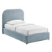 Modway Keynote Fabric Upholstered Storage Platform Bed Frame in Twin - front view 7