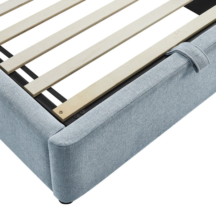 Modway Keynote Fabric Upholstered Storage Platform Bed Frame in Twin - lifestyle view 107