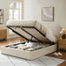 Modway Keynote Performance Velvet Storage Platform Bed Frame in Full - lifestyle view 170
