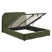 Modway Keynote Fabric Upholstered Storage Platform Bed Frame in Full - angled view