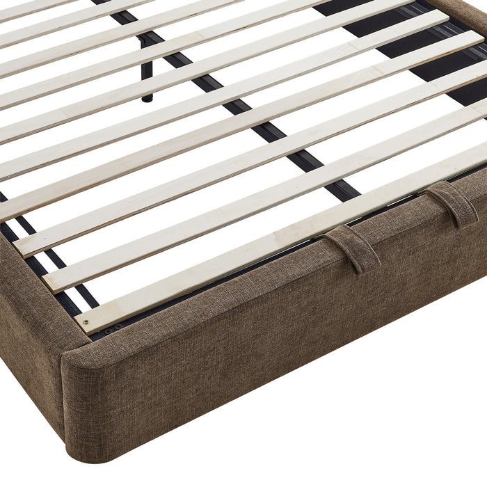 Modway Keynote Fabric Upholstered Storage Platform Bed Frame in Full - lifestyle view 111