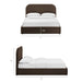 Modway Keynote Performance Velvet Storage Platform Bed Frame in Queen - dimensions and specifications 210