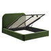 Modway Keynote Performance Velvet Storage Platform Bed Frame in Queen - angled view 36