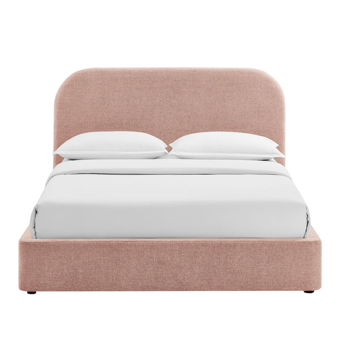 Modway Keynote Fabric Upholstered Storage Platform Bed Frame in Queen - lifestyle view 94