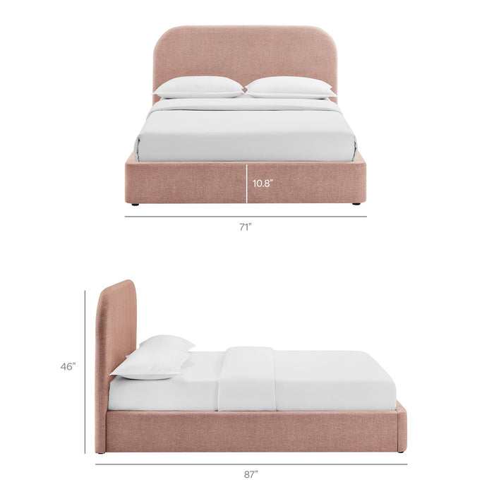 Modway Keynote Fabric Upholstered Storage Platform Bed Frame in Queen - dimensions and specifications 208