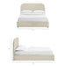 Modway Keynote Fabric Upholstered Storage Platform Bed Frame in Queen - dimensions and specifications 212
