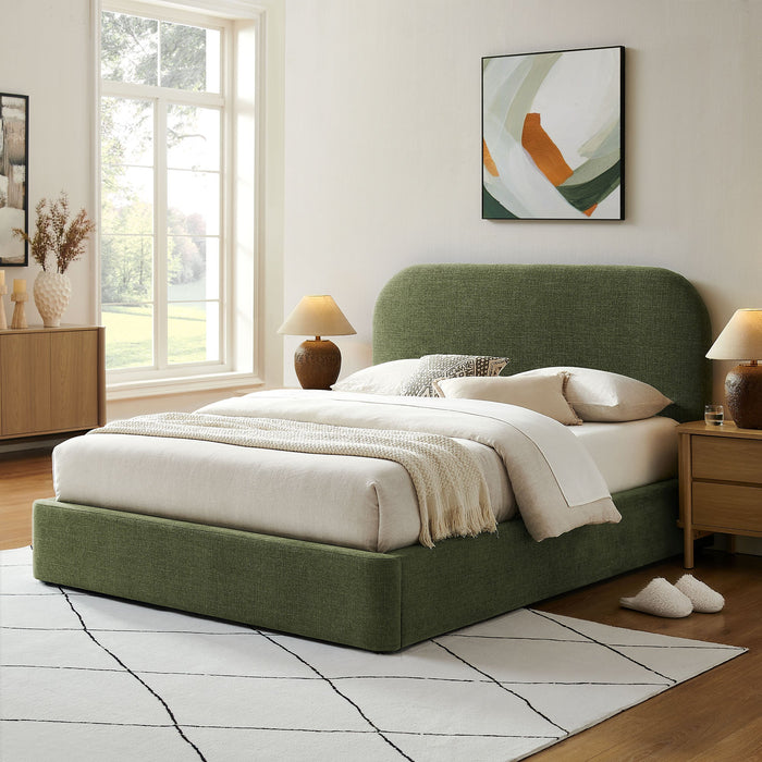 Modway Keynote Fabric Upholstered Storage Platform Bed Frame in Queen - lifestyle view 141