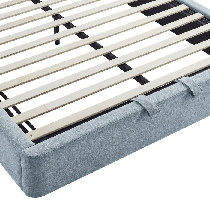 Modway Keynote Fabric Upholstered Storage Platform Bed Frame in Queen - lifestyle view 115