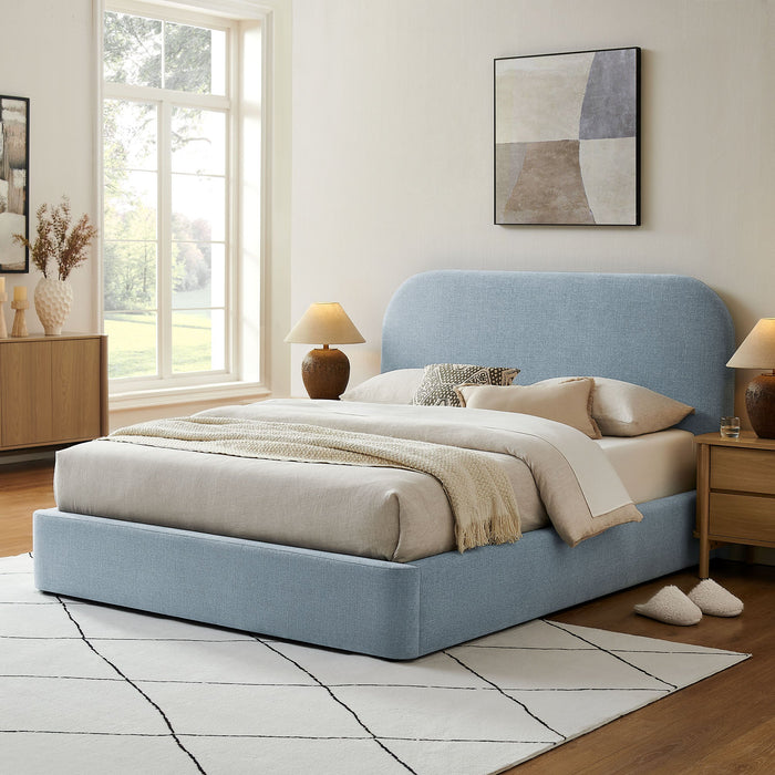 Modway Keynote Fabric Upholstered Storage Platform Bed Frame in Queen - lifestyle view 155