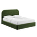 Modway Keynote Performance Velvet Storage Platform Bed Frame in King - front view 19