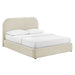 Modway Keynote Fabric Upholstered Storage Platform Bed Frame in King - front view 20