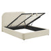 Modway Keynote Fabric Upholstered Storage Platform Bed Frame in King - angled view 40