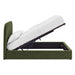 Modway Keynote Fabric Upholstered Storage Platform Bed Frame in King - detail view