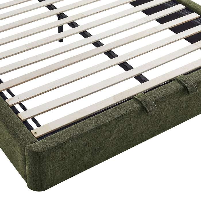 Modway Keynote Fabric Upholstered Storage Platform Bed Frame in King - lifestyle view 104