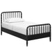 Modway Arlette Wood Spindle Bed Frame in Twin - front view