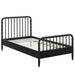 Modway Arlette Wood Spindle Bed Frame in Twin - angled view